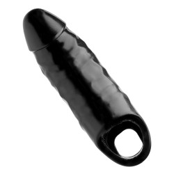 Master Series Etui pénien Mamba Cock Sheath XL Noir 17 x 6.5 cm
